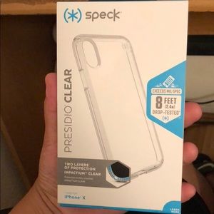Brand new Speck Presido Clear Case iPhone X